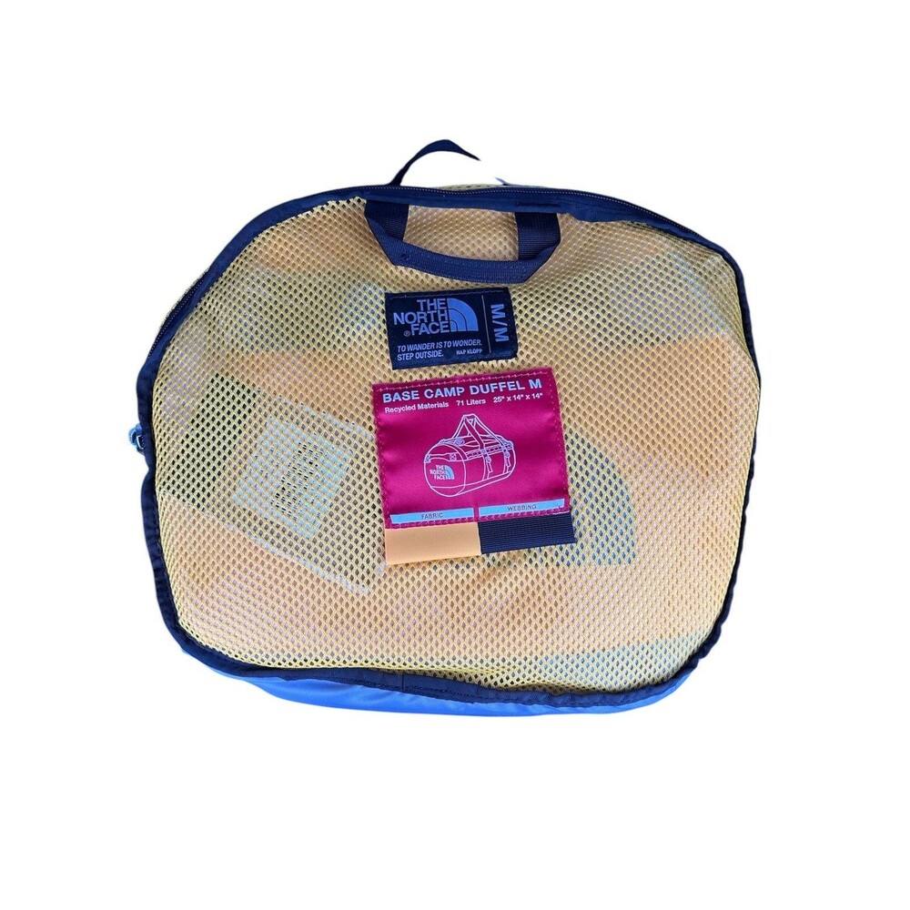 The North Face Base Camp Duffel Bag Medium 71L Summit Gold New w/tag $149 - Picture 7 of 8